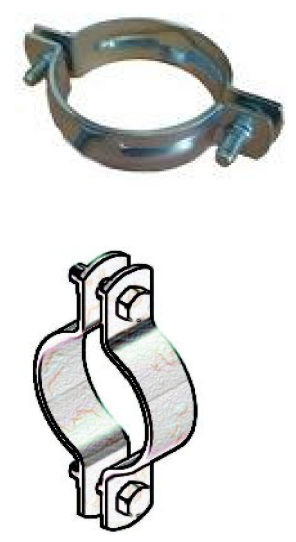 15mm (1/2) CU BOLTED HANGER S/STEEL     