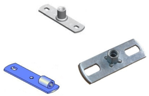 m10 Centre S/Steel Mount Plate          