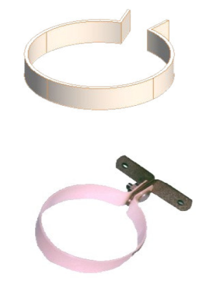 50mm S/Steel P/Pipe Clip Head           