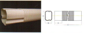 80mm PVC Pipe Flexible Duct             