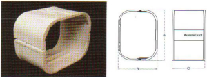 80mm PVC Pipe Duct Joiner               