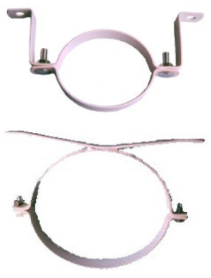 50MM PVC LONG S/STEEL STAND OFF BRKT    