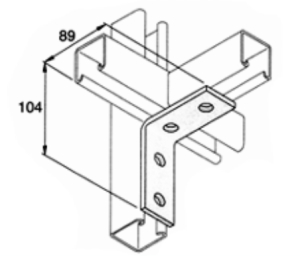 104 x 89 90 Deg 4 Hole Angle HDG        