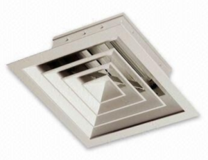 150 x 150 Bev Edge 4-Way Blow Diffuser  