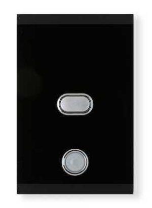 iZone Smart Switch - 1 Button - Black