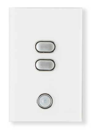 iZone Smart Switch - 2 Button - White