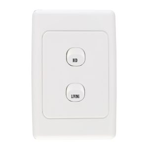 2 GANG LIVING + BED SWITCH              