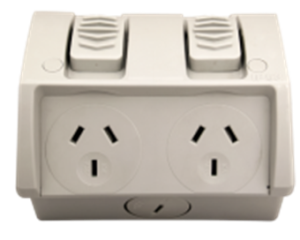 WeatherProof Double Power Point         