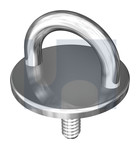 304 EYE PAD RND BOLT: 5 X 33            