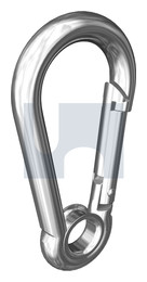 316 SPRING HOOK W/EYE: 5 X  50          