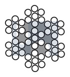 316 WIRE ROPE: 7 X  7 X  4.0            