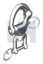 316 SWIVEL JAW+SNAP SHKLE: 16           