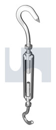 316 T/BKLE HOOK+HOOK:M5 X  70           