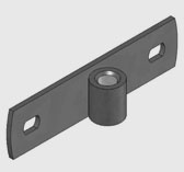 M10 Horizontal Mounting Plate ZP        