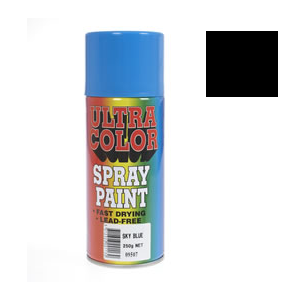 Spray Paint - Gloss Black - 250g        
