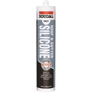 Soudal Roof & Gutter Silicone - Grey           