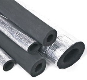 76mm Foil Pipe Insulation 50mm Wall-2m  
