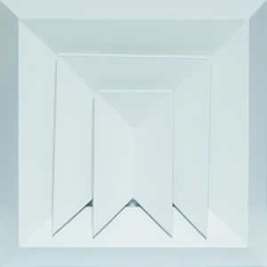 Bev Edge Diffuser 375 x 375 x 300 3 way 